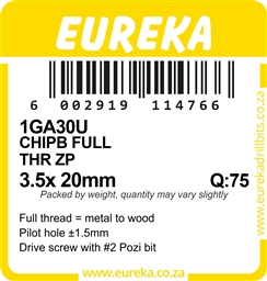 1GA30 - Chipboard Screw -1GA30_label_T